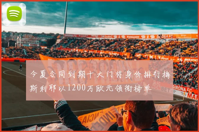 今夏合同到期十大门将身价排行梅斯利耶以1200万欧元领衔榜单